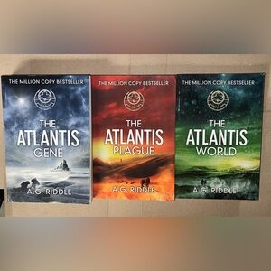 The Atlantis Series Bundle Trilogy Origin Mystery Gene Plague World A.G. Riddle